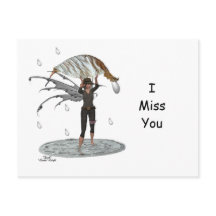 葉はがき付きボーイレインフェアリー