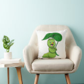 葉をパラソルに持つキャタピラー クッション (椅子)