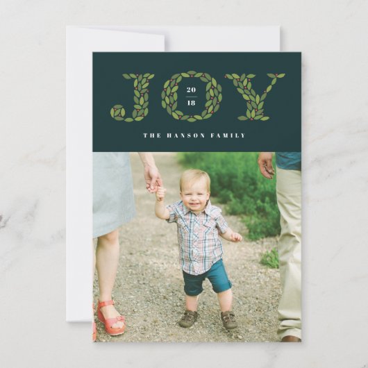 葉アンドベリーズホリデーカード シーズンカード (正面)