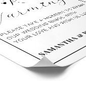 葉アーチリングや輪結婚温暖化徴候 ポスター (角)