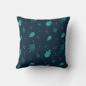 葉アート クッション (裏面)