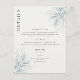 葉エレガントのモダン詳細 エンクロージャーカード