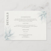 葉エレガントのモダン詳細 エンクロージャーカード (正面)