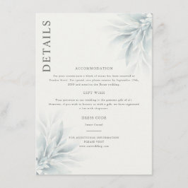 葉エレガントのモダン詳細 エンクロージャーカード