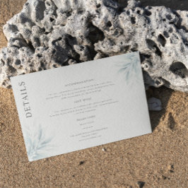 葉エレガントのモダン詳細 エンクロージャーカード