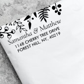 葉エレガントフローラ結婚の セルフインキングスタンプ