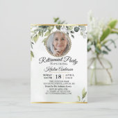 葉エレガントユーカリ退職パーティー 招待状 (スタンド正面)