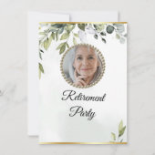 葉エレガントユーカリ退職パーティー 招待状 (裏面)