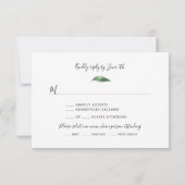 葉エレガントリースフローラ結婚 出欠カード (裏面)