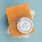 葉エレガント名前をカスタムする ラバースタンプ