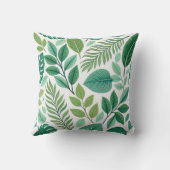 「葉エレガント型クッション」 クッション (裏面)