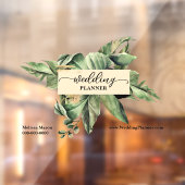 葉エレガント緑化ウェディングプランナー ウィンドウサイン (シート2)