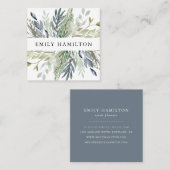 葉エレガント部 | スクエア名刺 (正面/裏面)