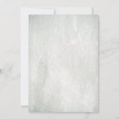 葉エレガント金ゴールドいかり&ロープブライダルシャワー 招待状 (裏面)