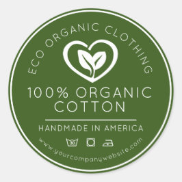 葉オーガニックハート ラウンドシール