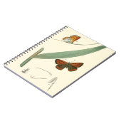 葉カラフルを舞うのまわりに蝶 ノートブック (左側)