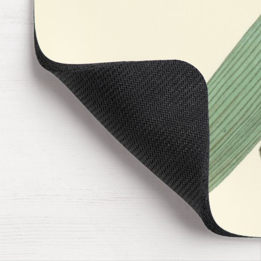 葉カラフルを舞うのまわりに蝶 マウスパッド (コーナー)