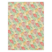 葉カラフルデザインモダン テーブルクロス (正面)