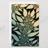 葉カラフルデザイン石鹸ラップ紙シート (正面/裏面)