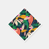 葉カラフル型 スタンダードカクテルナプキン (角)