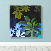 葉キャンバスプリント キャンバスプリント (インサイチュ (ウッドフロア))