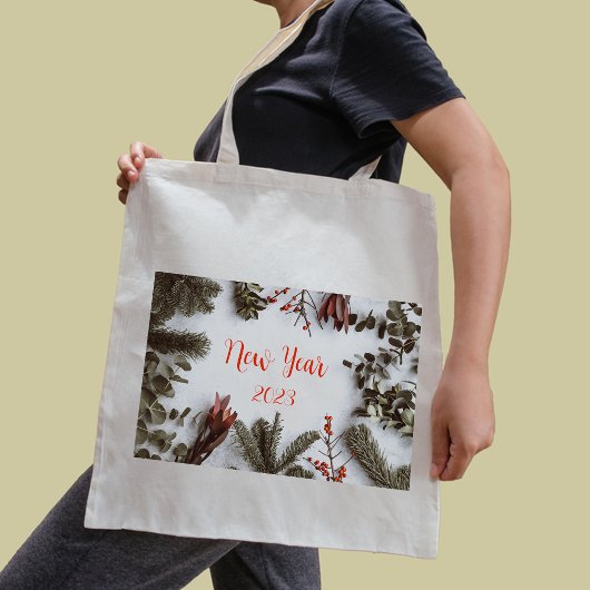 葉クリスマスのトートバッグ トートバッグ
