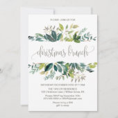 葉クリスマスブランチ 招待状 (正面)