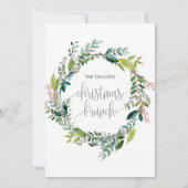 葉クリスマスブランチ 招待状 (裏面)