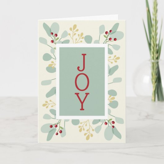 葉クリスマス シーズンカード (正面)