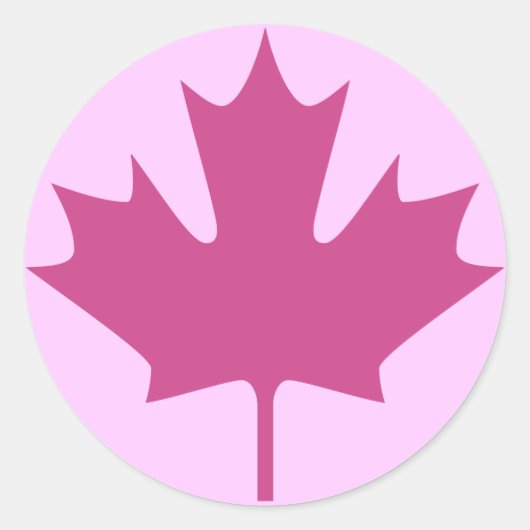 葉シール ラウンドシール (正面)