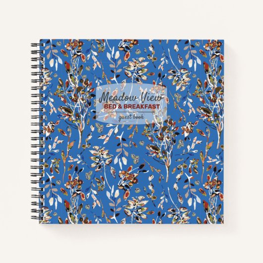葉ズベリーブルーバケーションレンタルゲストブック ノートブック (正面)