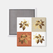 葉デザイン磁石 マグネット (正面/裏面)