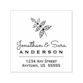 葉トレンディースクリプト差出人住所 セルフインキングスタンプ (デザイン)