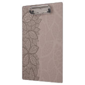 葉パターンボーダーおよび背景 クリップボード (左)