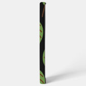 葉パターン電話ケース SAMSUNG GALAXYケース (左側面)