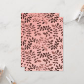 葉パターン11 カード (正面/裏面インサイチュ)