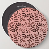 葉パターン11 缶バッジ (正面&裏面)