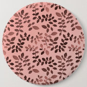 葉パターン11 缶バッジ (正面)