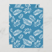 葉パターン13 ポストカード (正面/裏面)
