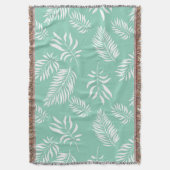 葉パターン14 スローブランケット (正面縦)