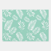 葉パターン14 ラッピングペーパーシート (正面)