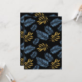 葉パターン17 カード (正面/裏面インサイチュ)