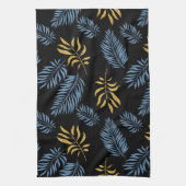 葉パターン17 キッチンタオル (縦)