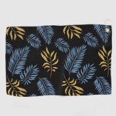 葉パターン17 ゴルフタオル (横)