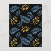 葉パターン17 シーズンポストカード (正面)