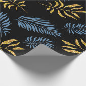 葉パターン17 ラッピングペーパー (角)