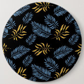 葉パターン17 缶バッジ (正面)