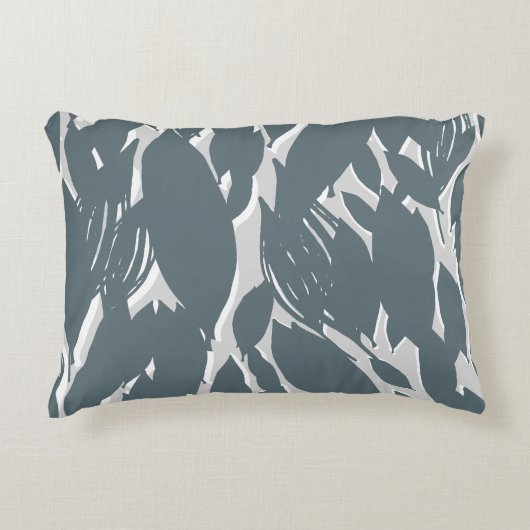 葉パターン アクセントクッション (正面)