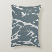 葉パターン アクセントクッション (裏面(縦))