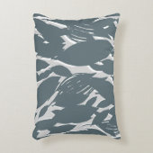 葉パターン アクセントクッション (正面(垂直))